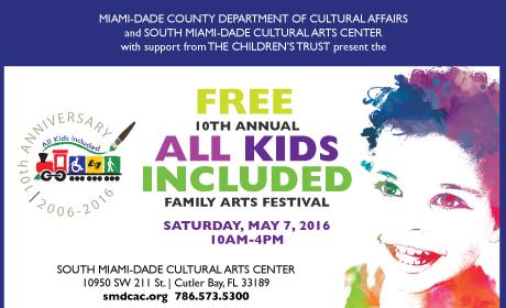 10th Annual All Kids Included Family Arts Festival